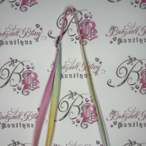 Loungefly Care Bears bag cross body pastel rainbow teddy bears hearts ombrΓ© - Picture 12 of 13